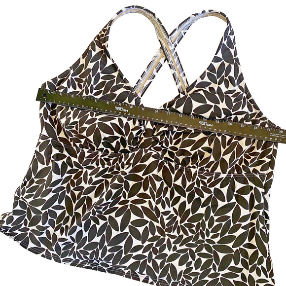 Lands End Tankini Womens Size 22W 2pc Swim Skirt Bathingsuit Beachy Vacation - Picture 10 of 11